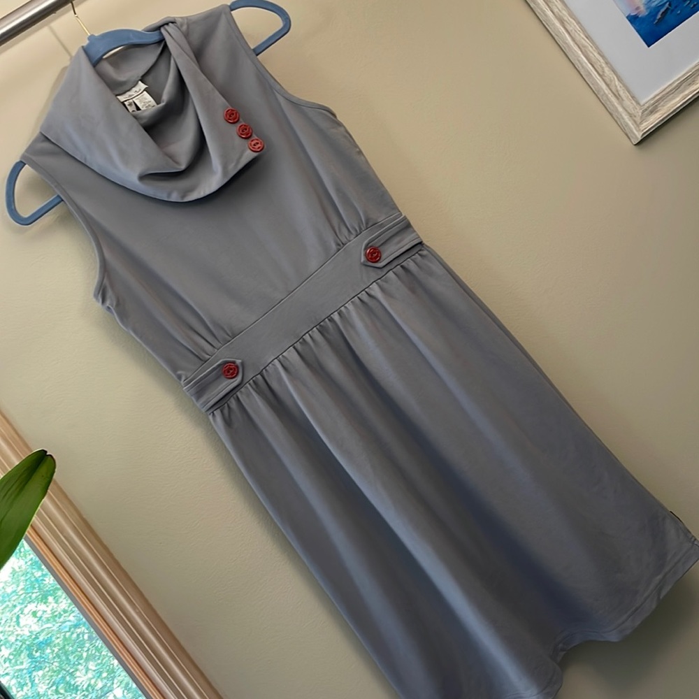 EUC Medium Matilda Jane ‘Beeches’ Dress in Grey
